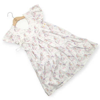 Wickelkleid in Größe 122, Einhörner